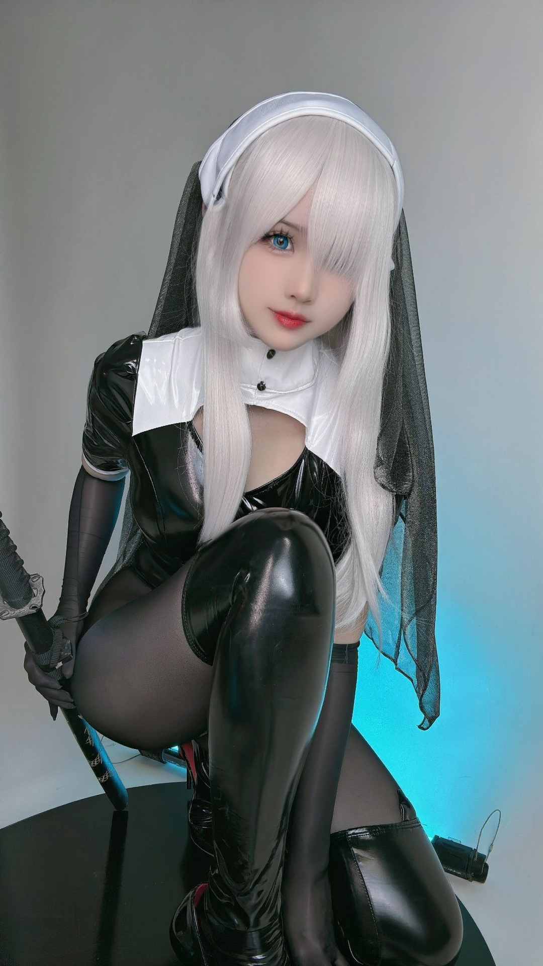 miko酱ww皮衣修女